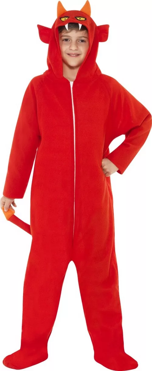 Photo du produit Déguisement combinaison diable rouge enfant Halloween