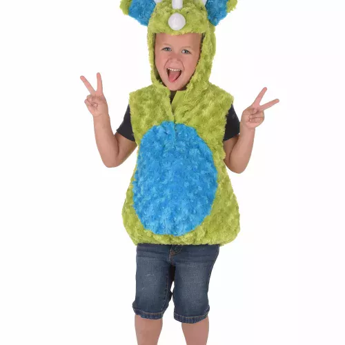 Photo du produit Déguisement dinosaure vert et bleu enfant