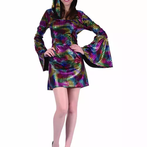 Photo du produit Déguisement disco multicolore femme