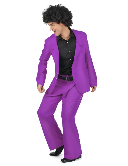 Photo du produit Déguisement disco violet adulte