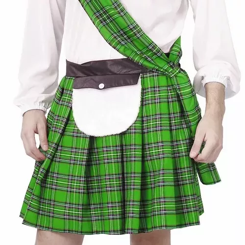 Photo du produit Déguisement Écossais vert et blanc homme