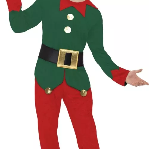 Photo du produit Déguisement elfe bicolore homme Noël
