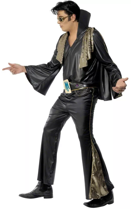 Photo du produit Déguisement Elvis Presleynoir et doré homme
