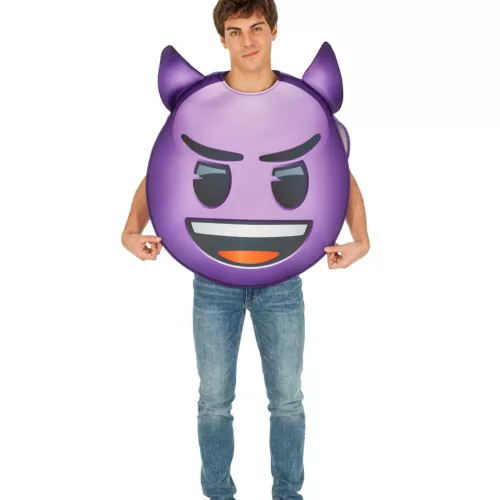 Photo du produit Déguisement Emoji diable adulte