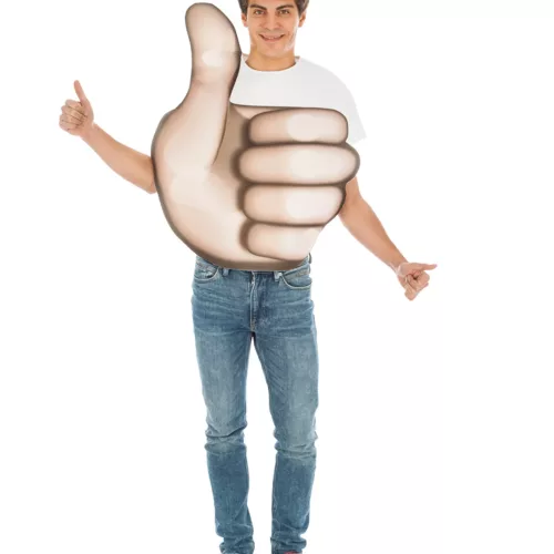 Photo du produit Déguisement Emoji pouce adulte
