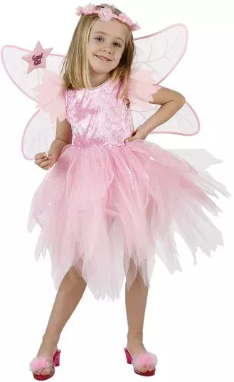 Photo du produit Déguisement fée rose pale fille