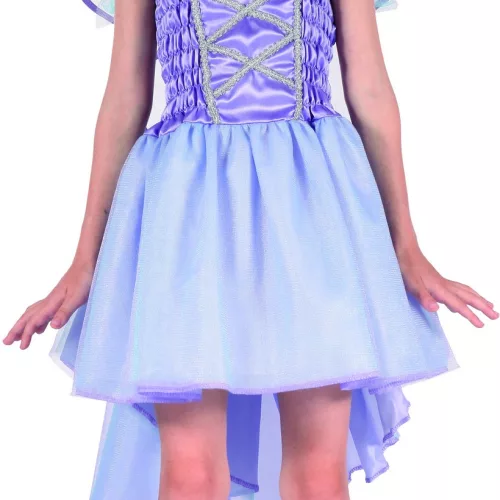 Photo du produit Déguisement fée violette voile bleu fille