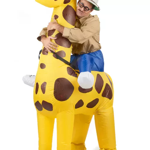 Photo du produit Déguisement girafe gonflable adulte