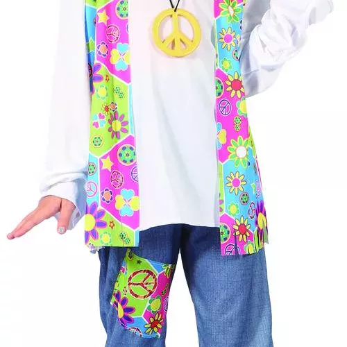 Photo du produit Déguisement hippie gilet à franges fille