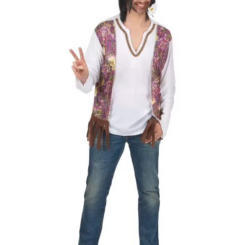 Photo du produit Déguisement hippie à franges homme