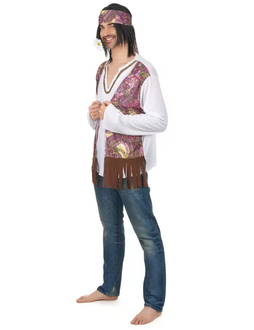 Photo du produit Déguisement hippie à franges homme
