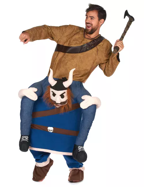 Photo du produit Déguisement homme à dos de viking adulte