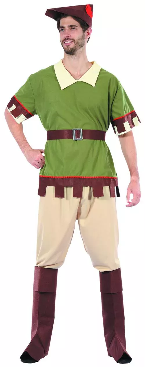 Photo du produit Déguisement Homme des Bois marron et vert