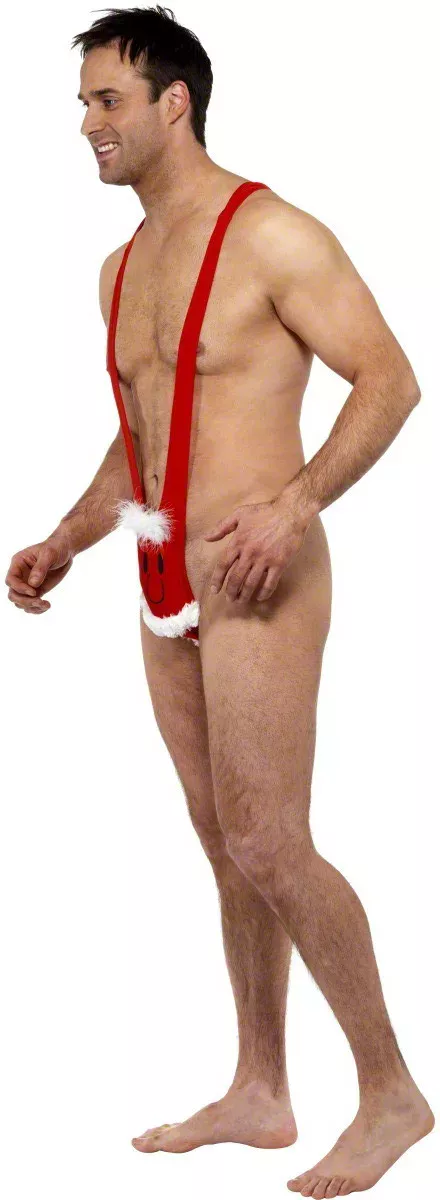Photo du produit Mankini humoristique Père Noël homme