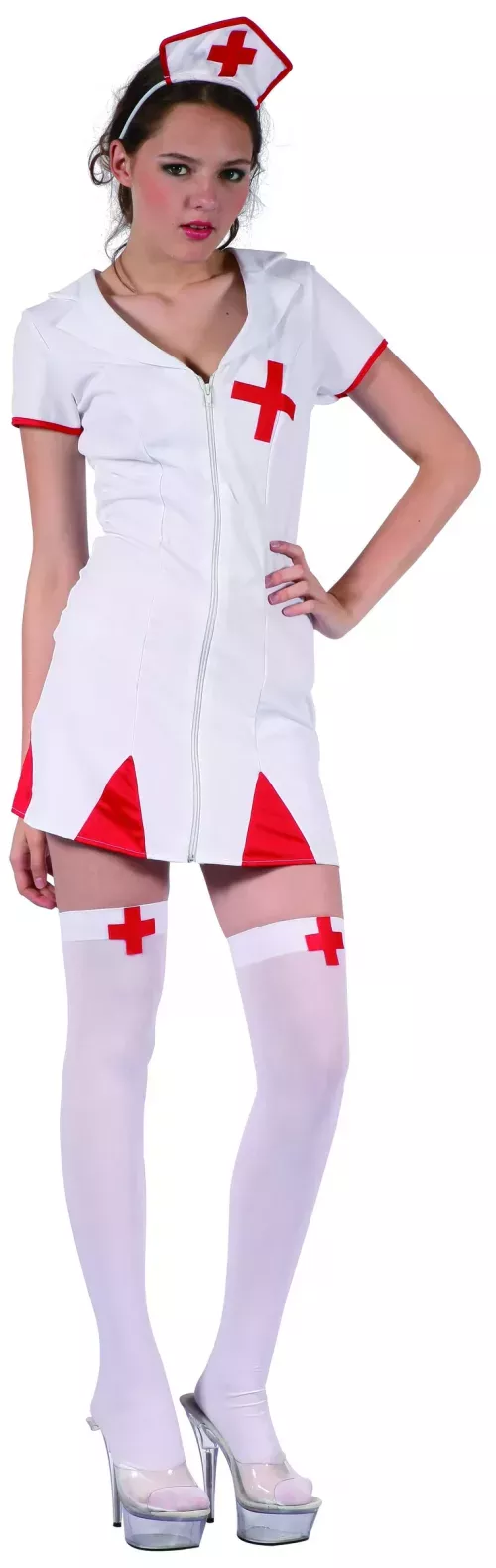Photo du produit Déguisement infirmière robe courte femme