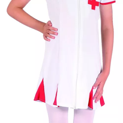 Photo du produit Déguisement infirmière rouge et blanc fille