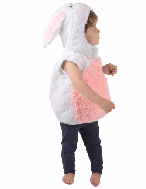 Photo du produit Déguisement lapin blanc et rose sans manches enfant