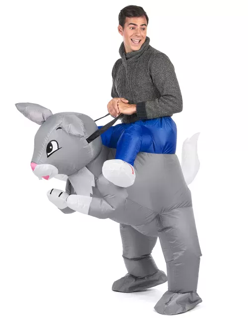 Photo du produit Déguisement lapin gonflable adulte