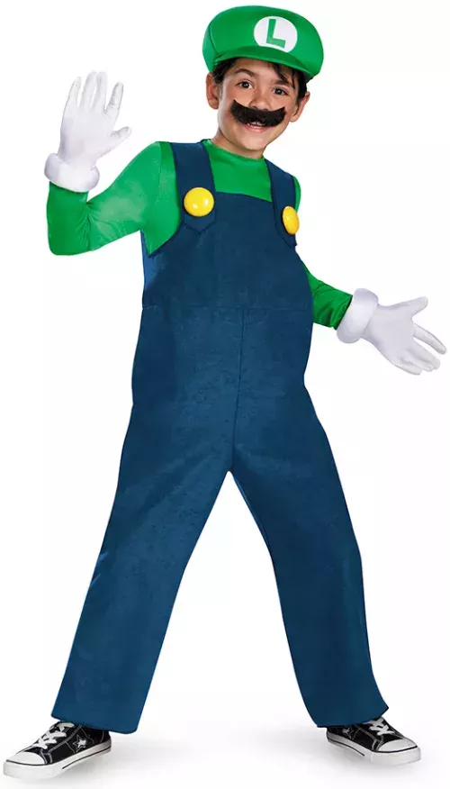 Photo du produit Déguisement Luigi Deluxe Enfant