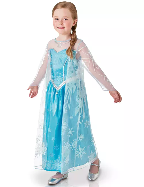 Photo du produit Déguisement luxe Elsa La Reine des Neiges enfant