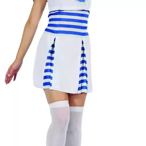 Photo du produit Déguisement marin robe rayée femme