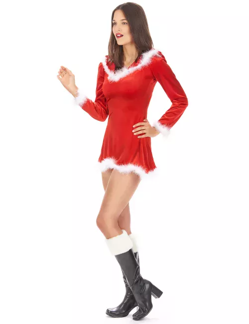 Photo du produit Déguisement Mère Noël sexy manches longues femme