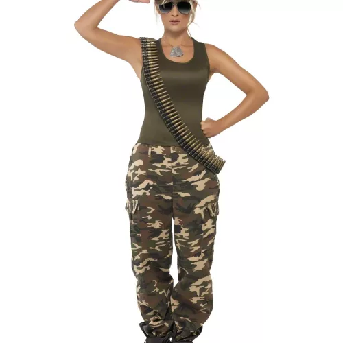 Photo du produit Déguisement militaire débardeur femme