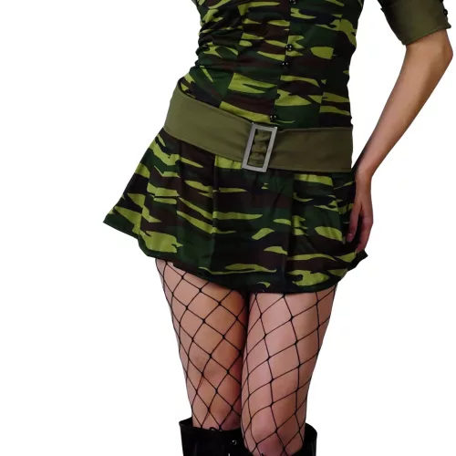 Photo du produit Déguisement militaire robe courte femme