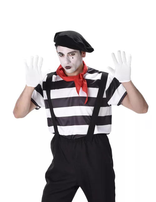 Photo du produit Déguisement mime pantacourt homme