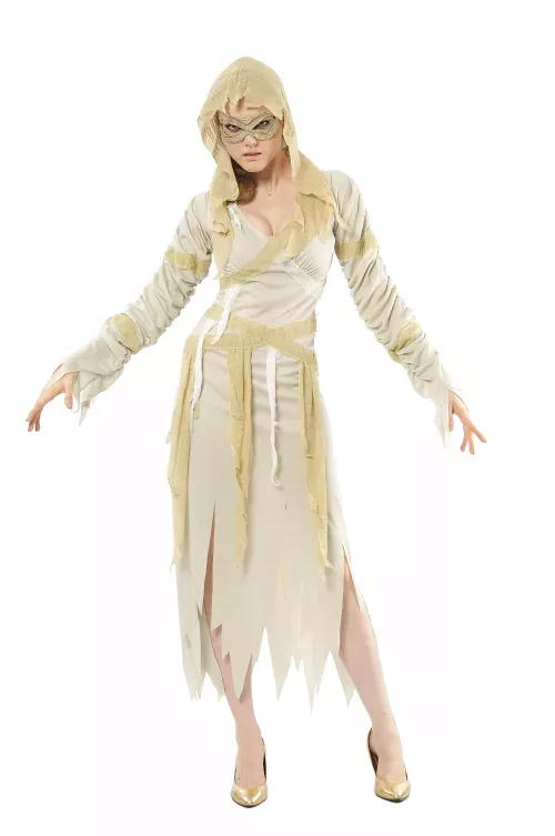 Photo du produit Déguisement momie beige femme