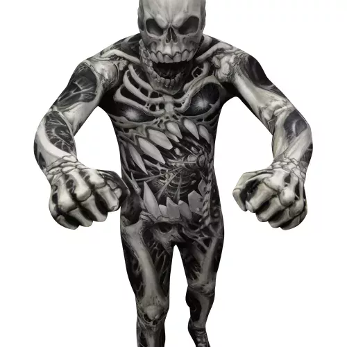 Photo du produit Déguisement squelette adulte Morphsuits Halloween