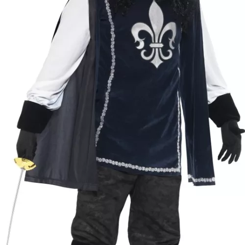 Photo du produit Déguisement mousquetaire bleu marine homme