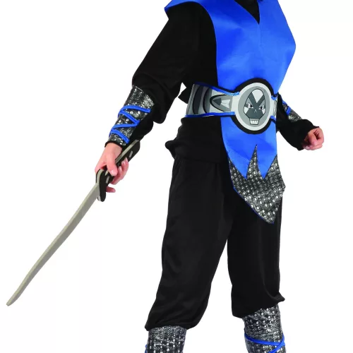 Photo du produit Déguisement ninja bleu et gris garçon