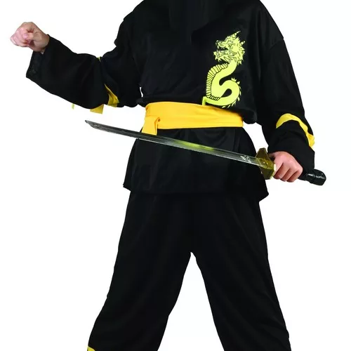 Photo du produit Déguisement ninja ceinture jaune garçon