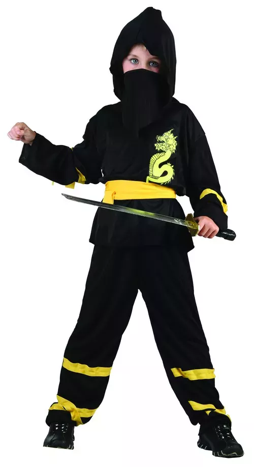 Photo du produit Déguisement ninja ceinture jaune garçon