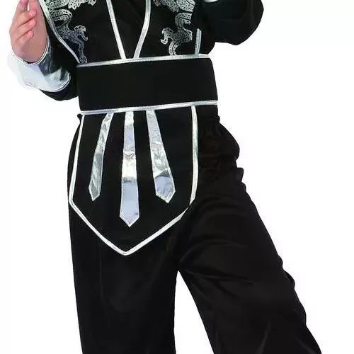 Photo du produit Déguisement ninja noir et argenté garçon