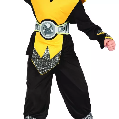 Photo du produit Déguisement ninja jaune plastron garçon