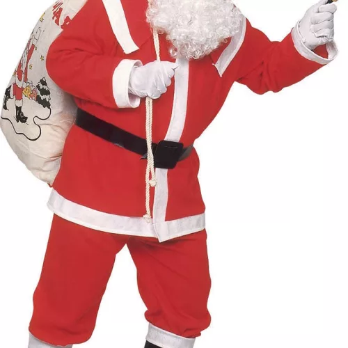 Photo du produit Déguisement Père Noël avec sourcils et barbe luxe homme