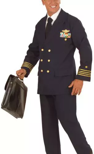 Photo du produit Déguisement capitaine d'avion homme