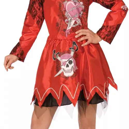 Photo du produit Déguisement pirate femme rouge