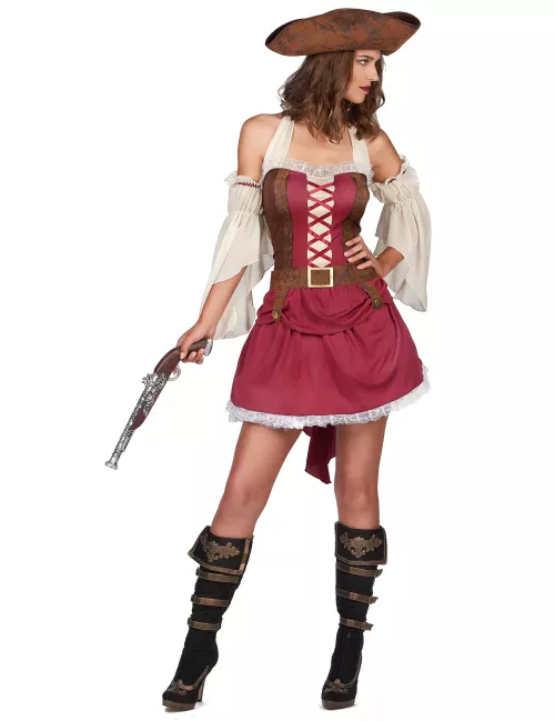 Photo du produit Déguisement pirate bordeaux sexy femme
