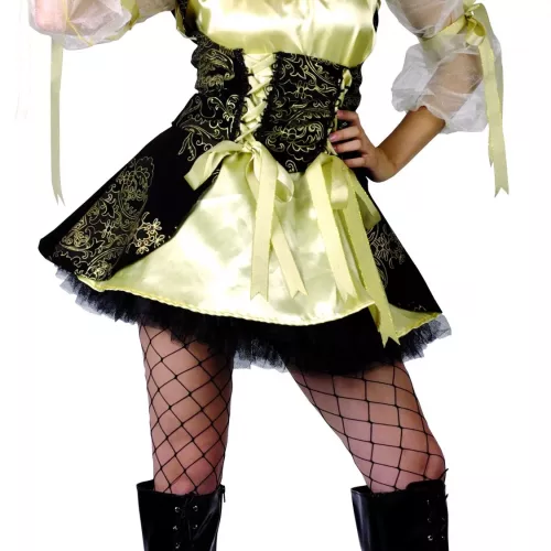 Photo du produit Déguisement pirate jaune femme