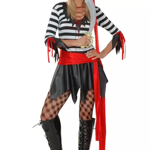 Photo du produit Déguisement pirate ceinture rouge femme