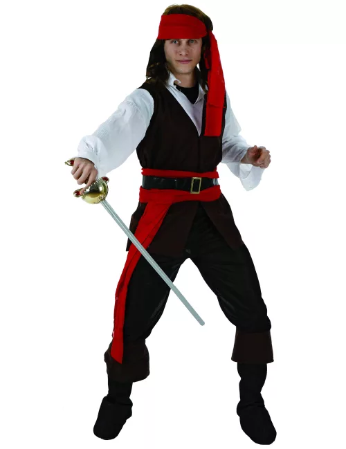Photo du produit Déguisement pirate pantalon noir homme