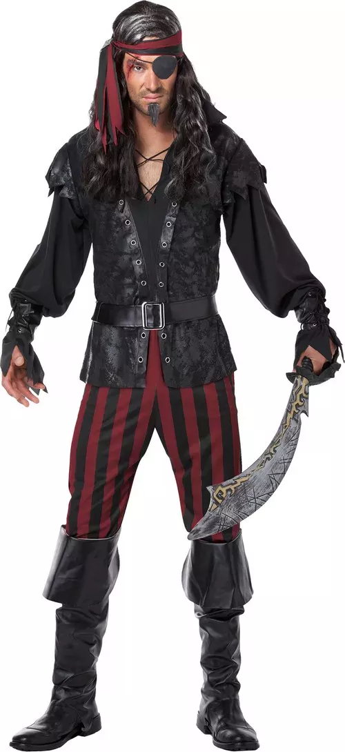 Photo du produit Déguisement Pirate à rayures homme
