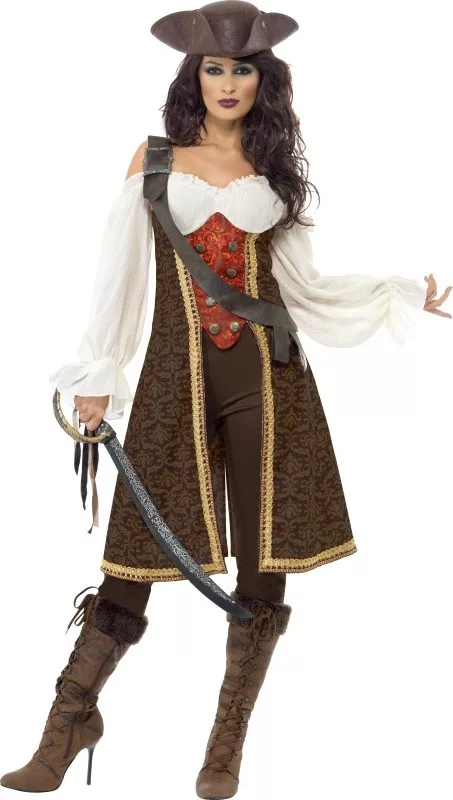 Photo du produit Déguisement pirate marron femme
