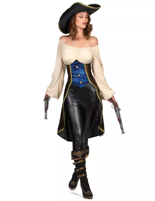 Photo du produit Déguisement pirate marron femme