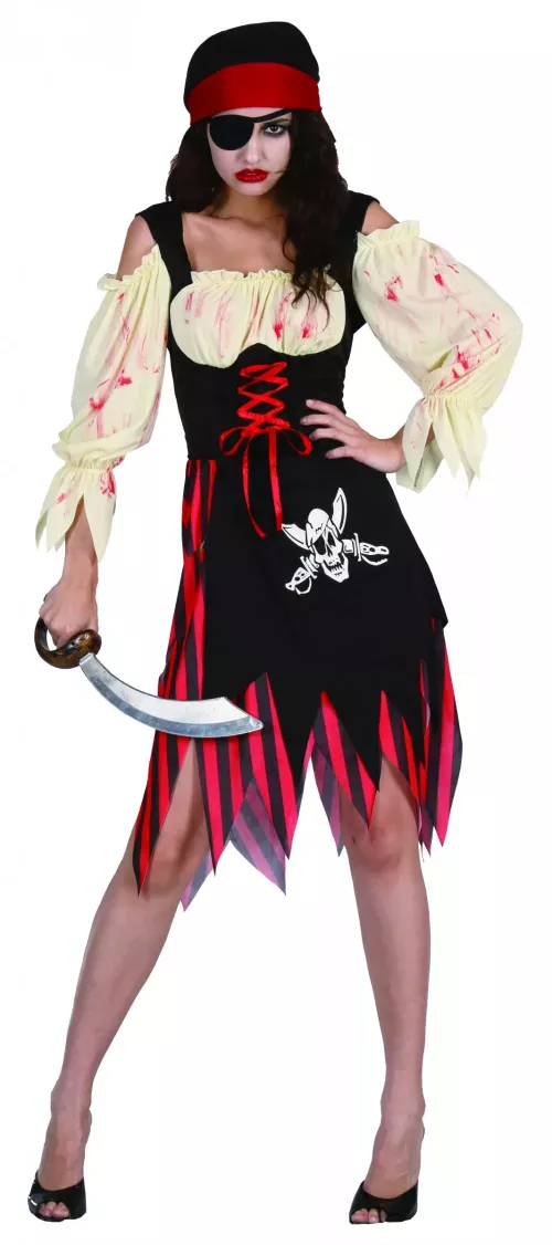 Photo du produit Déguisement pirate zombie adulte Halloween pour femme