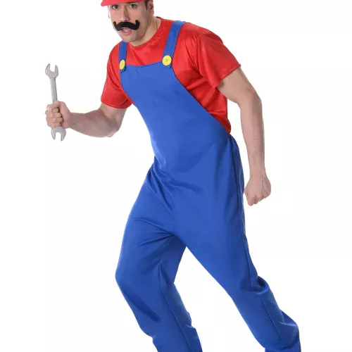 Photo du produit Déguisement Plombier rouge homme
