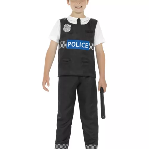 Photo du produit Déguisement policier noir et blanc garçon